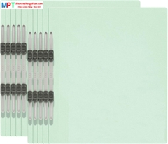 Tập 10 Bìa acco giấy Plus A4-S 0021N - Chứa được 180 tờ giấy A4 - Bìa hồ sơ giấy (Flat file)