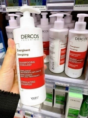 Dầu Gội hỗ trợ giảm rụng tóc Dercos Energising Shampooing Stimulant Vichy 400ml của Pháp