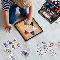 Bộ trò chơi gỗ En Bois Jeux 15 in 1 cao cấp | 15 trò chơi trí tuệ cho gia đình