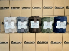 Chăn Lông Cừu Kirkland Signature Plush Blanket Queen 150cm – Siêu Mềm, Siêu Ấm, Hàng Nhập Từ Costco UK