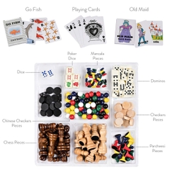 Bộ trò chơi gỗ En Bois Jeux 15 in 1 cao cấp | 15 trò chơi trí tuệ cho gia đình