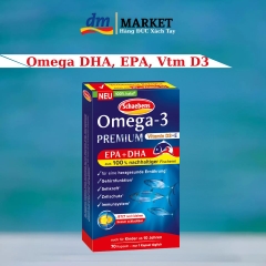 Viên Uống Schaebens Omega 3 Premium – Bổ Sung Omega 3 Cao Cấp Từ Đức, Tốt Cho Tim Mạch, Não Bộ Và Mắt