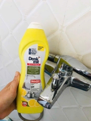 Dung dịch vệ sinh – đánh bóng Inox đa năng Denkmit 750ml (Đức) – Làm sạch nhanh, bóng sáng như mới