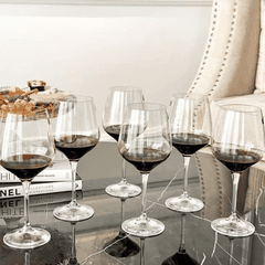 Set 6 Ly Vang Bohemia Strix – Ly Pha Lê Séc Cao Cấp, Sang Trọng