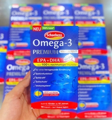 Viên Uống Schaebens Omega 3 Premium – Bổ Sung Omega 3 Cao Cấp Từ Đức, Tốt Cho Tim Mạch, Não Bộ Và Mắt