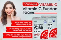 Viên Uống Vitamin C 1000mg EUNDAN 120 Viên – Hỗ Trợ Tăng Đề Kháng, Dưỡng Sáng Da Và Giảm Thâm Sạm