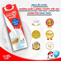 Sữa Tươi Thanh Trùng Meiji cao câp giàu béo - Premium Milk 946ml (4.3 Deluxe Milk)