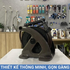 Bộ cuộn ống tưới cây 20m tough brown Takagi R220TBR – Giải pháp tưới tiện lợi, bền bỉ chuẩn Nhật