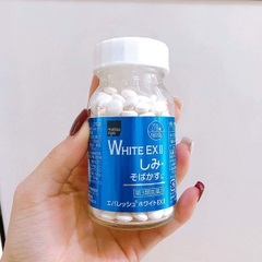 Viên Uống Trắng Da Trị Nám White EX Nhật Bản - Hỗ Trợ Làm Sáng Da, Mờ Nám Từ Bên Trong