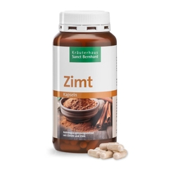 Viên Quế Zimt-Kapseln mit Chrom und Zink – Sanct Bernhard Đức - Hỗ trợ ổn định đường huyết tự nhiên, tăng cường chuyển hóa năng lượng
