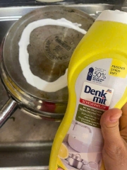 Dung dịch vệ sinh – đánh bóng Inox đa năng Denkmit 750ml (Đức) – Làm sạch nhanh, bóng sáng như mới