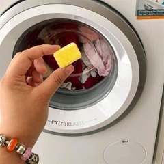 Viên tẩy lồng máy giặt Denkmit  Đức – Làm sạch cặn bẩn, khử khuẩn, bảo vệ máy giặt