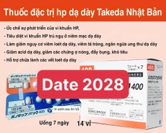 Thuốc HP dạ dày Takeda Nhật Bản – Điều trị vi khuẩn HP, giảm loét hiệu quả