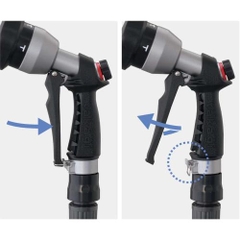 Vòi tưới cây kim loại 4 chức năng Tough Gear Takagi QG556 – Bền bỉ, mạnh mẽ cho mọi nhu cầu tưới