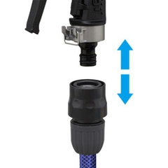Vòi tưới cây kim loại 4 chức năng Tough Gear Takagi QG556 – Bền bỉ, mạnh mẽ cho mọi nhu cầu tưới