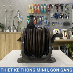 Bộ cuộn ống tưới cây 20m tough brown Takagi R220TBR – Giải pháp tưới tiện lợi, bền bỉ chuẩn Nhật