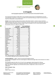 Viên uống tổng hợp A-Z Sanct Bernhard Đức | Bổ sung Vitamin & Khoáng chất