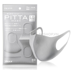 Khẩu Trang PITTA MASK Nhật Bản Set 3 Chiếc – Thoáng Mát, Ôm Sát, Tái Sử Dụng Nhiều Lần