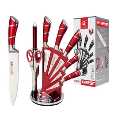 Bộ Dao Nhà Bếp Kitchen King KK010 (9 Món) Cao Cấp, Đa Năng Nhật Bản