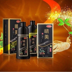 Dầu Gội Nhuộm Tóc Phủ Bạc Komi Nhật Bản 500ml - Phủ Bạc Nhanh, Dưỡng Tóc Mềm Mượt