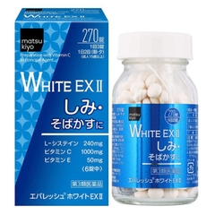 Viên Uống Trắng Da Trị Nám White EX Nhật Bản - Hỗ Trợ Làm Sáng Da, Mờ Nám Từ Bên Trong