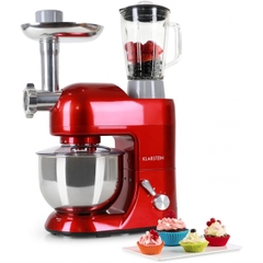 Máy Trộn Đa Năng Klarstein Lucia Rossa 1300W – 5L | Nhào Bột, Đánh Trứng, Xay Thịt, Làm Pasta