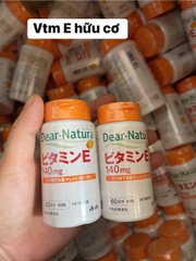 Vitamin E hữu cơ Dear-Natura 140mg – Bí quyết giữ gìn làn da và sức khỏe từ Nhật Bản