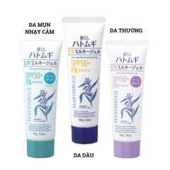 Gel Chống Nắng Nâng Tông Hatomugi SPF50+ PA++++ – Bảo Vệ Da Toàn Diện, Nâng Tông Tự Nhiên