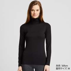 Áo giữ nhiệt nữ cổ lọ Heattech Uniqlo