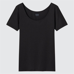 Áo giữ nhiệt nữ cộc tay Heattech Uniqlo
