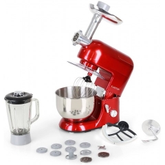Máy Trộn Đa Năng Klarstein Lucia Rossa 1300W – 5L | Nhào Bột, Đánh Trứng, Xay Thịt, Làm Pasta