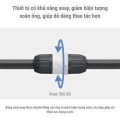 Đầu nối xoay 360 độ Takagi G015CG – Linh hoạt mọi góc tưới, chống gập ống hiệu quả