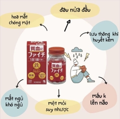Viên uống bổ máu Kobayashi Nhật Bản - 120 viên