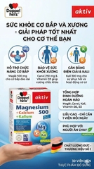 Viên Uống Magnesium 500 + Calcium + Kalium Doppelherz 30 Viên – Bổ Sung Magie, Canxi, Kali Cho Cơ Bắp Và Xương Khớp