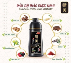 Dầu Gội Nhuộm Tóc Phủ Bạc Komi Nhật Bản 500ml - Phủ Bạc Nhanh, Dưỡng Tóc Mềm Mượt