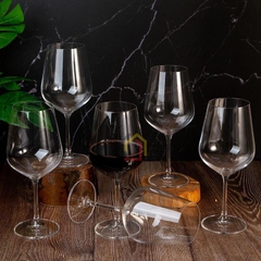 Set 6 Ly Vang Bohemia Strix – Ly Pha Lê Séc Cao Cấp, Sang Trọng