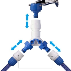 Cút nối ống nước 3 chiều chữ Y Takagi G099FJ – Giải pháp chia nước thông minh, tiện lợi