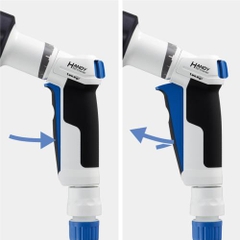 Vòi tưới cây Takagi Progrip Scrub QG1114FJ – Tích hợp bàn chải, làm sạch ,tưới tiện lợi