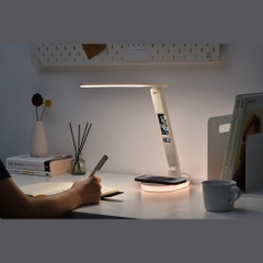 Đèn bàn chống cận WILIT UL-U20 tích hợp sạc không dây – Chiếu sáng thông minh, tiện lợi cho góc học tập