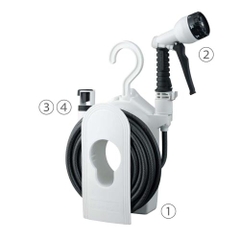 Bộ cuộn vòi tưới cây 10m Takagi R110CG – Gọn nhẹ, tiện lợi, chống xoắn hiệu quả