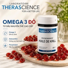 Dầu nhuyễn thể Therascience Huile de Krill 60 viên – Omega 3 hấp thu vượt trội từ Phospholipid
