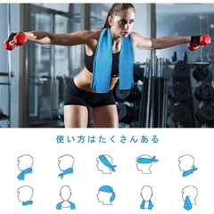 Khăn Thể Thao Làm Mát Sport Cool Towel – Làm Mát Nhanh, Bảo Vệ Sức Khỏe Mùa Hè