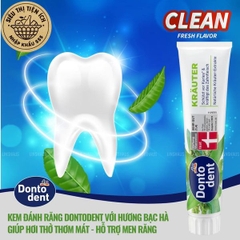 Kem đánh răng Dontodent Zahnpasta Brillant Weiß (Đức), 125 ml
