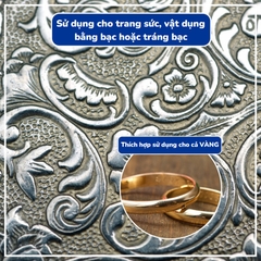 Dung dịch làm sạch trang sức Poliboy – Tẩy xỉn vàng bạc, kim loại hiệu quả – Made in Germany