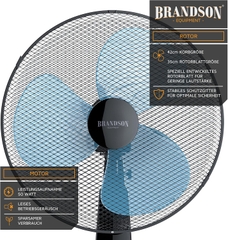 Quạt cây Brandson Standventilator chính hãng Đức, gió mạnh êm ái