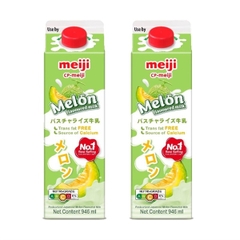 Sữa Tươi Thanh Trùng Meiji Vị Dưa Lưới 946ml Nhật Bản Chính Hãng