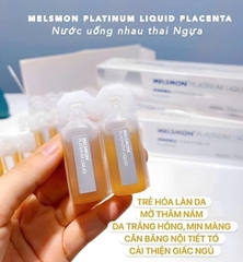 Tế bào gốc từ nhau thai ngựa Melsmon Platinum Liquid Placenta - Đỉnh cao của các loại nước uống đẹp cho da