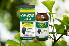 Viên uống bổ não, rối loạn tiền đình Ginkgo Biloba Maruman