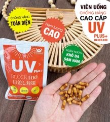 Viên uống chống nắng UV Plus block 100 Nhật Bản - 45 ngày