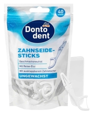 Tăm Chỉ Nha Khoa Dontodent Zahnseide Sticks 40 chiếc